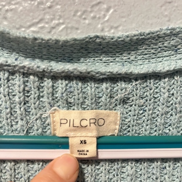 Pilcro Light Blue Knit Top - Picture 5 of 5